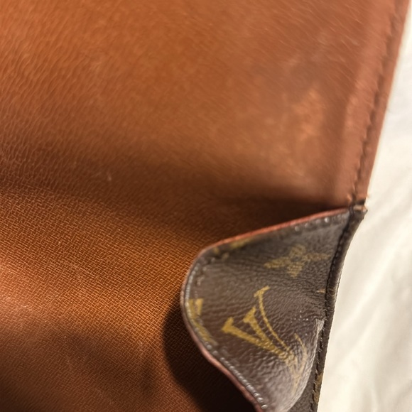 Louis Vuitton Cartouchiere Monogram MM Vintage LV Crossbody Messenger Bag/Pouch - Picture 10 of 15
